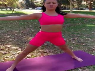 Smashing yoga stunner alina lopez knullet og creampied: hd kjønn video 3b