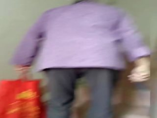 Following My Chinese Granny Home to Fuck Her: Free x rated clip f6
