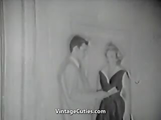 Survey mann picks nach oben ein schnecke (1950s oldie)