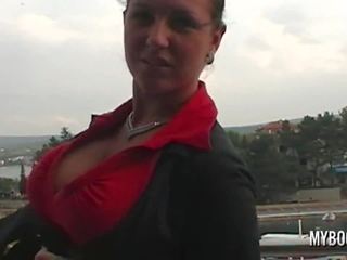 นมโต ผู้หญิงสวย kora kryk เปล่า บน สาธารณะ ใน croatia: เอชดี x ซึ่งได้ประเมิน หนัง 23
